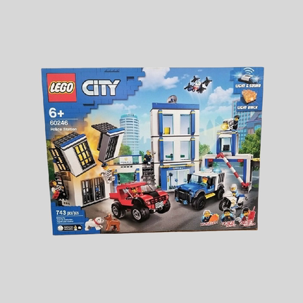 乐高玩具lego 60246城市警局男孩子儿童益智拼装积木礼物新款2020