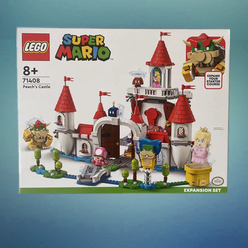 乐高玩具lego 71408马里奥桃花公主城堡男孩儿童益智拼装积木礼物