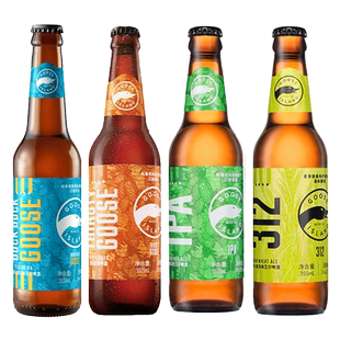 鹅岛IPA/312/嘎嘎鹅/野鹅/贪杯鹅 Goose Island 精酿啤酒瓶装整箱