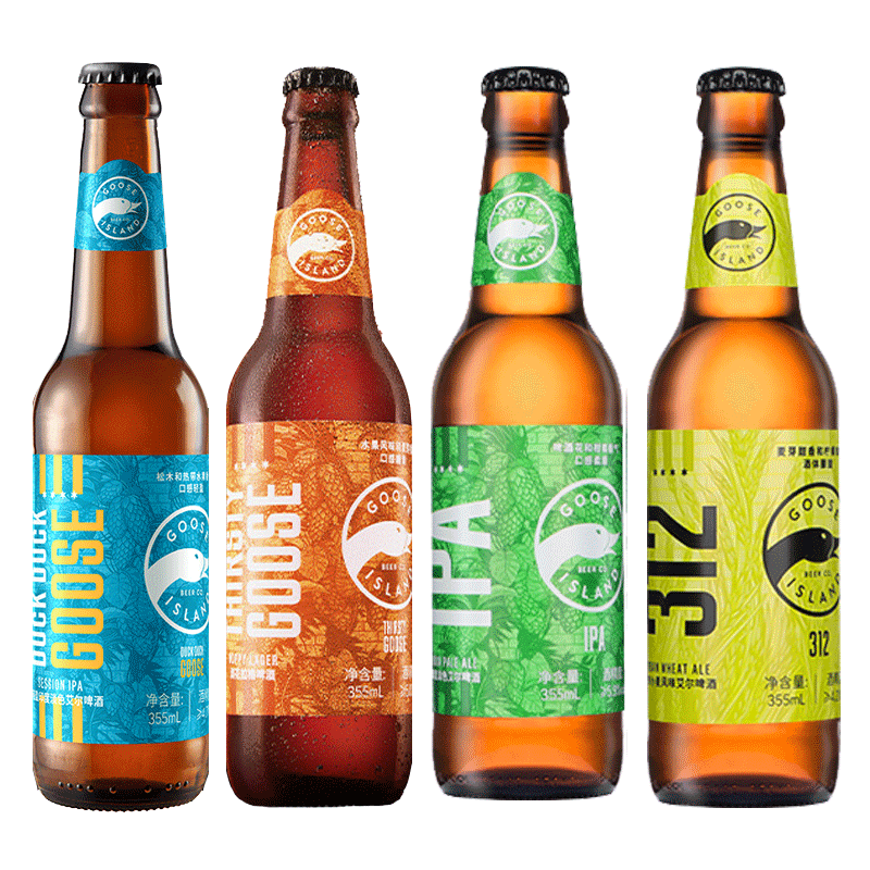 鹅岛IPA/312/嘎嘎鹅/野鹅/贪杯鹅 Goose Island 精酿啤酒瓶装整箱