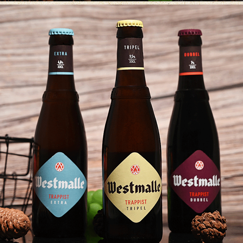 比利时进口 Westmalle西麦尔三料啤酒双料单料修道院精酿啤酒瓶装