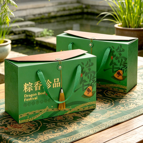 端午粽子礼盒包装盒定制LOGO