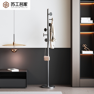 挂衣架落地卧室不锈钢衣帽架客厅房间室内晾衣服挂架简约结实耐用