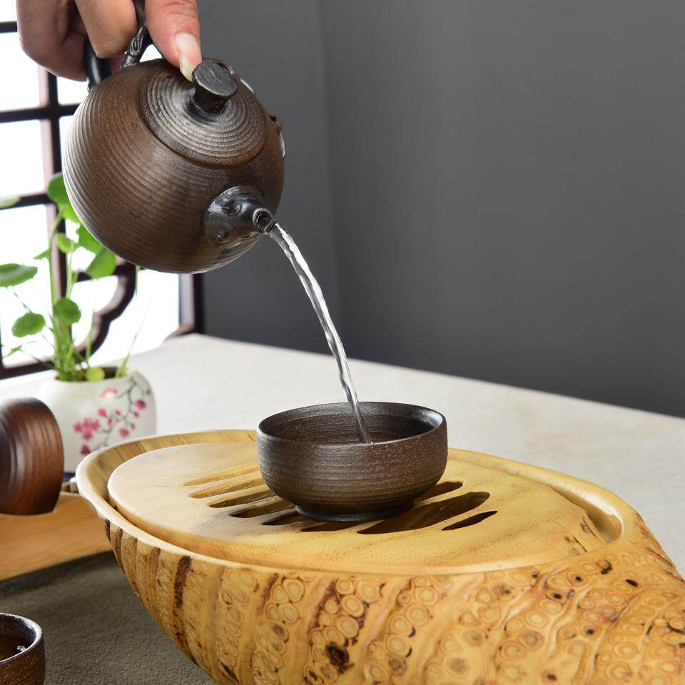 天然竹根干泡盘老竹根茶承壶托干泡茶盘功夫茶具茶道小茶台茶盘