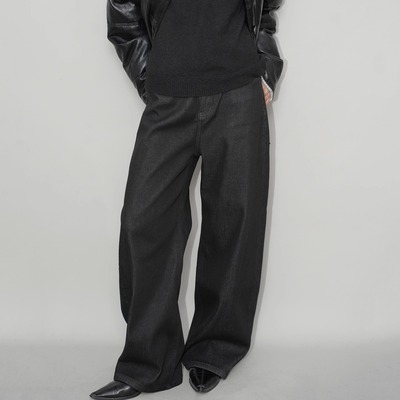 AIRROOM极简百搭基础加绒牛仔裤