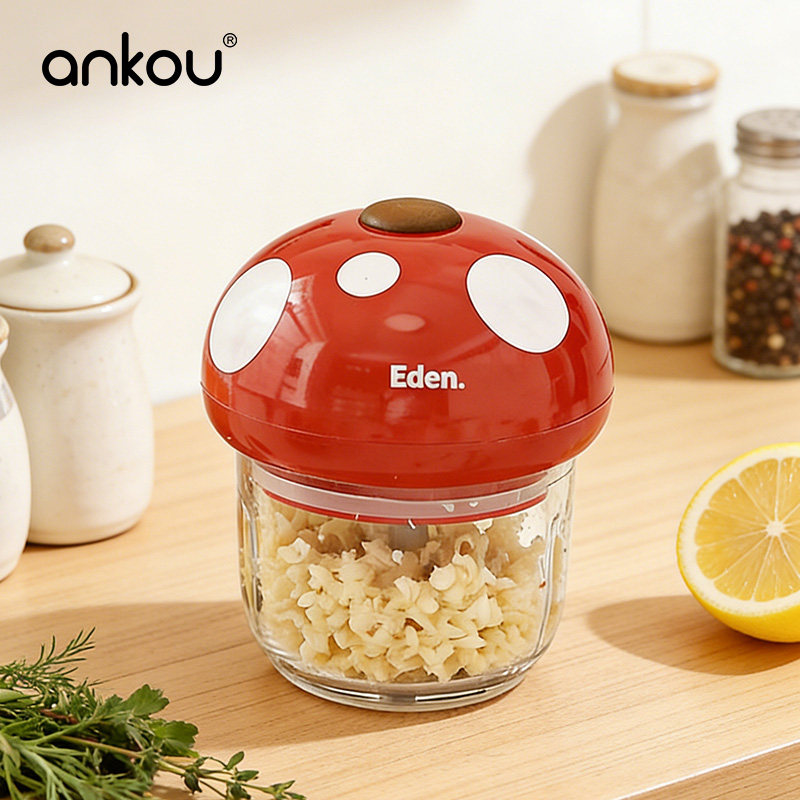 安扣蒜泥神器电动捣蒜器家用绞蒜泥末打蒜器辅食料理机小型绞肉机