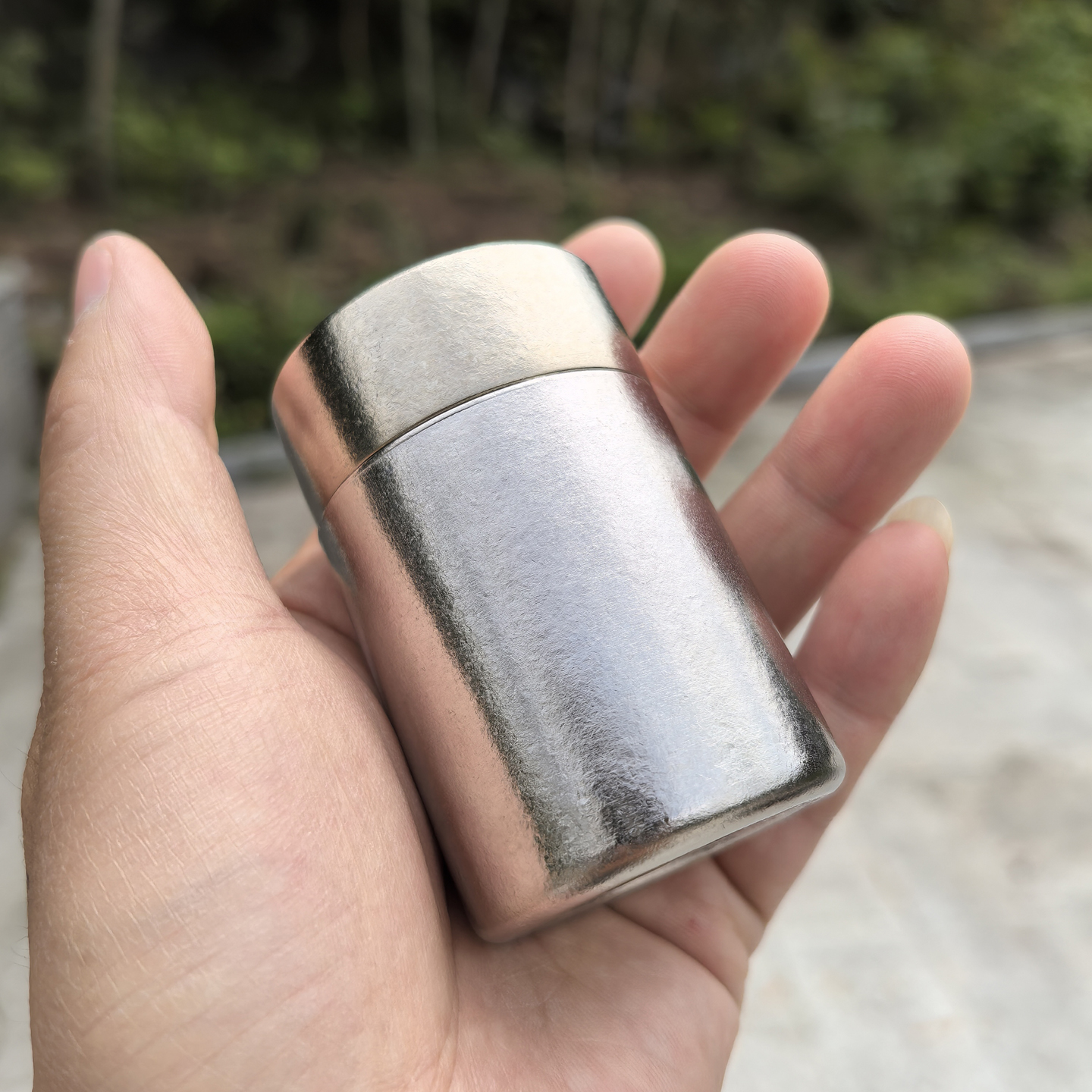纯钛迷你茶叶罐药品咖啡密封罐