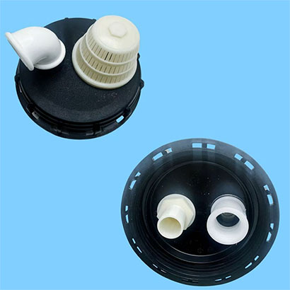 带放气阀门小滤网一寸硅胶管