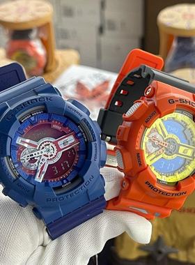 【特价联名卡西欧变形金刚 火影忍者运动防水石英表GA-110SAS21