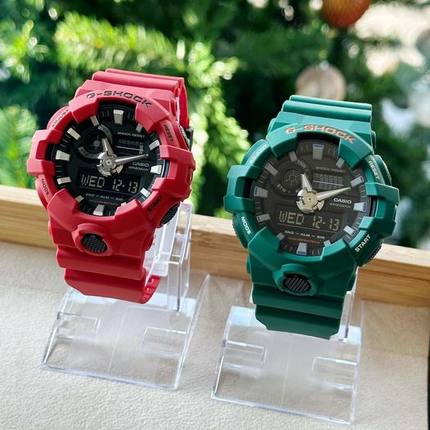 日本卡西欧G-SHOCK运动防水石英双显男表新款GA-700SE 700 710GB