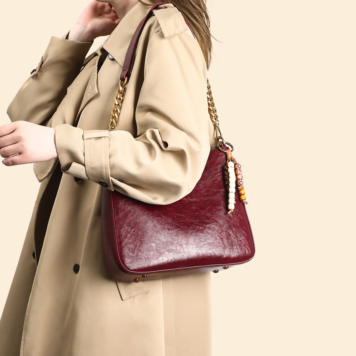 通勤单肩腋下斜挎包女