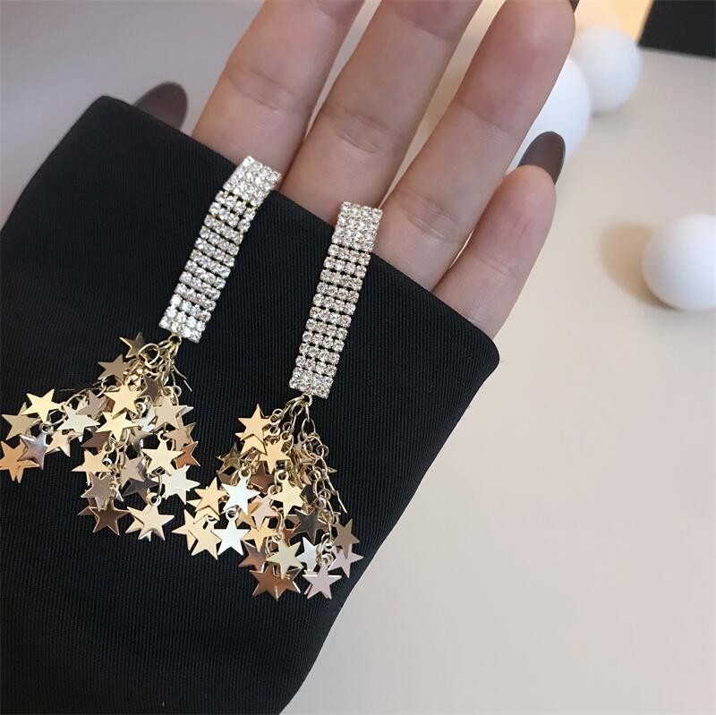 philuo新品2021个性走秀星星耳环