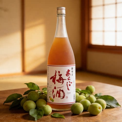 梅乃宿日本进口果肉梅酒1800ML