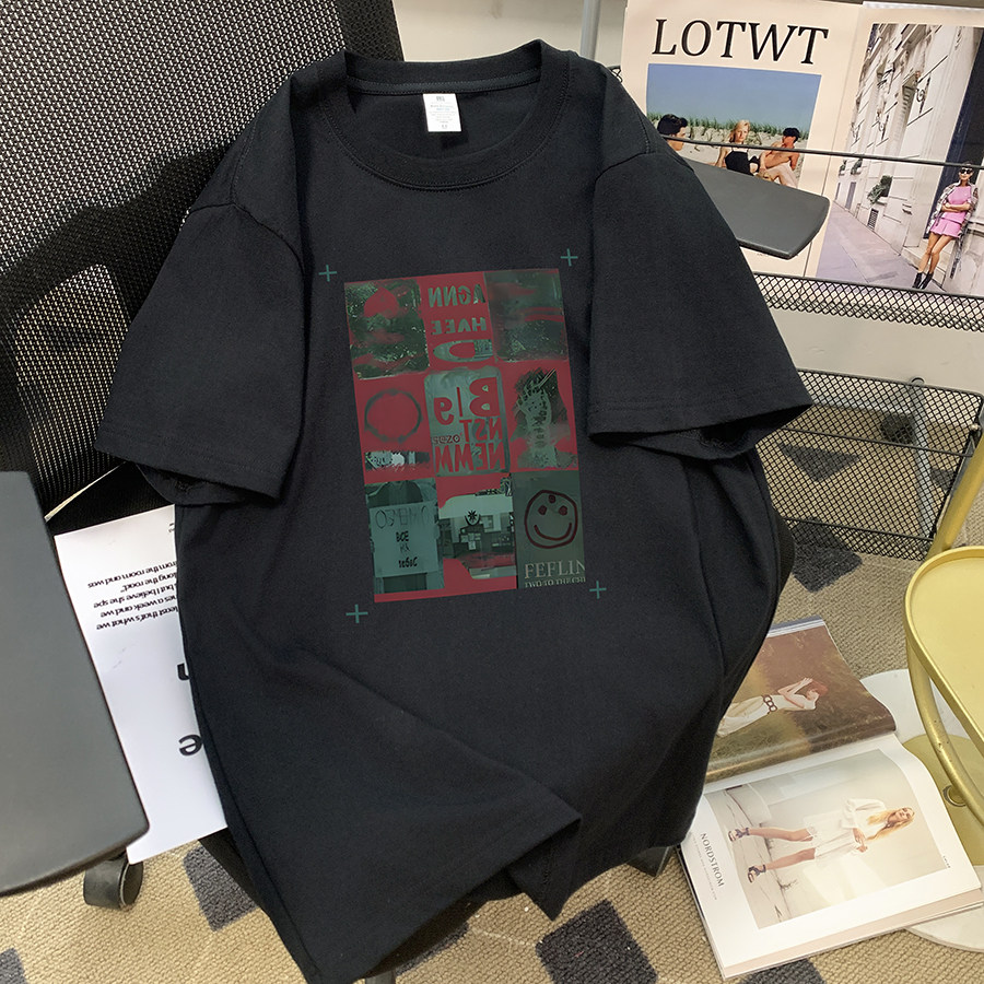 t恤大牌短袖宽松上衣服