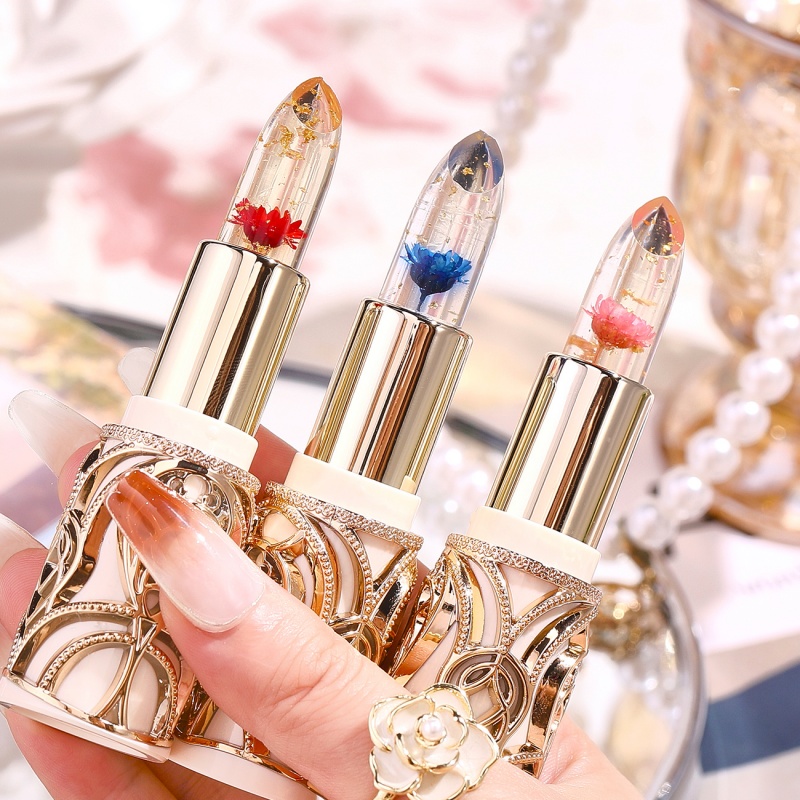 HIH花瓣果冻变色口红02#血色玫瑰