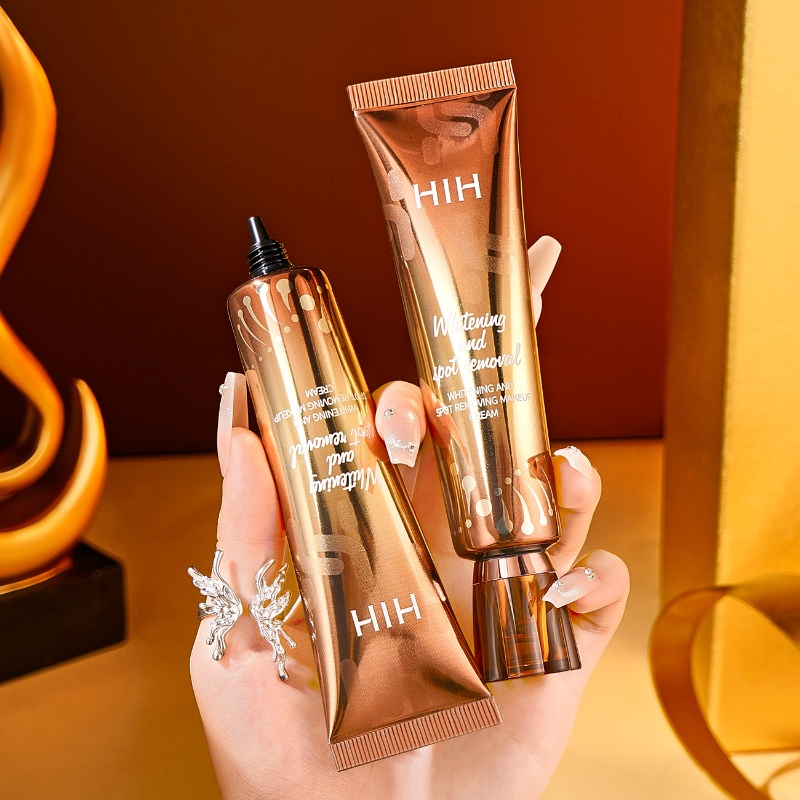 美白祛斑素颜霜防晒隔离遮瑕三合一自然提亮肤色裸妆懒人霜女面霜