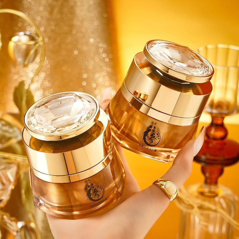 人参灵芝贵妇膏抗皱面霜紧致淡纹滋养保湿嫩肤女士妈妈面部护肤品