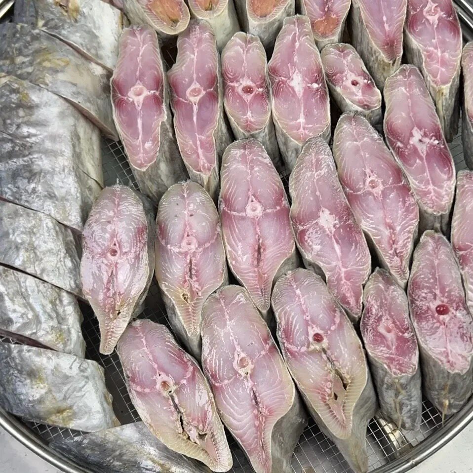台山特产梅香咸鱼马胶咸鱼去头去尾纯中段肉 清洗五花肉 清蒸肉饼