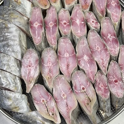 台山特产梅香咸鱼马胶咸鱼去头去尾纯中段肉 清洗五花肉 清蒸肉饼