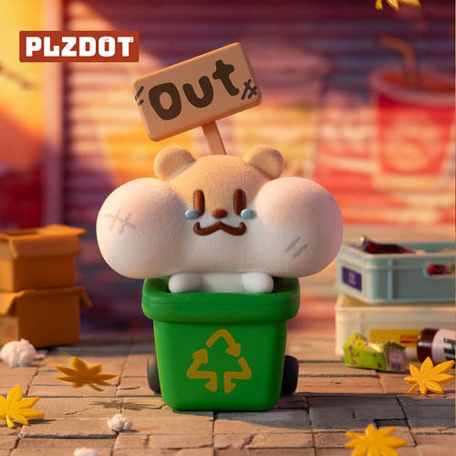 PLZDOT奶茶鼠定格瞬间系列盲盒潮玩可爱植绒公仔手办桌面摆件礼物