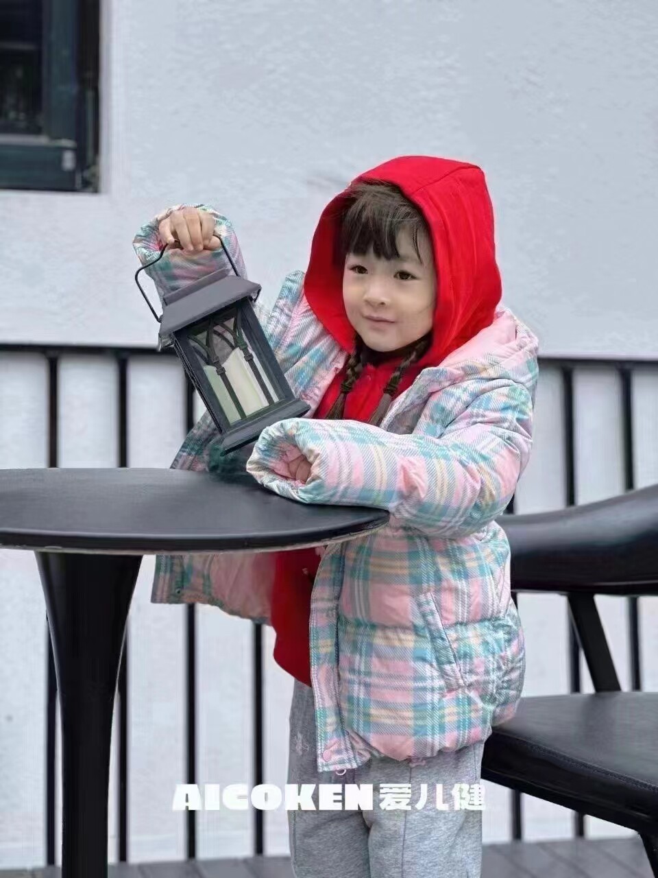 爱儿健童装女孩冬季羽绒服羽绒服