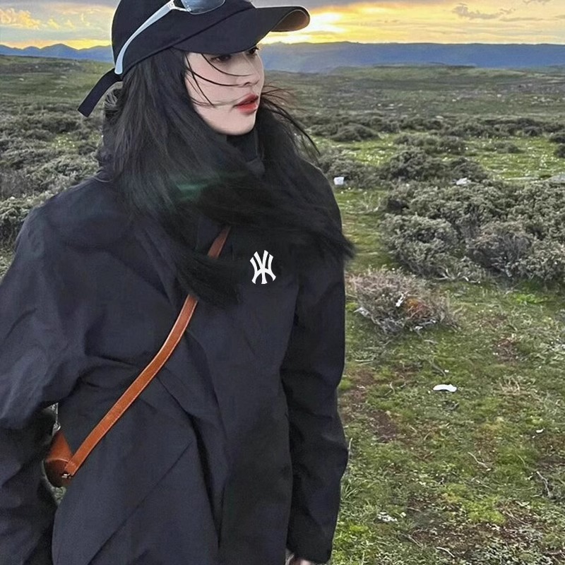 NY潮牌美式冲锋衣女2025新款户外进藏旅行三合一春秋季登山服外套