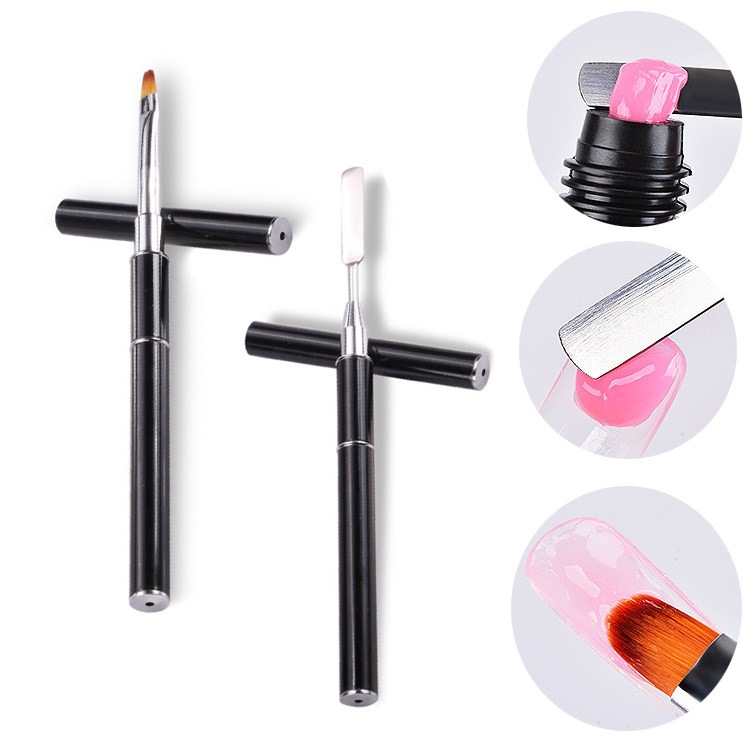 多功能无纸托快速延长胶双头美甲笔polygel搅粉压痕取胶光疗胶笔,彩妆/香水/美妆工具,美甲工具,淘宝优惠券,粉丝福利购,淘宝优惠卷