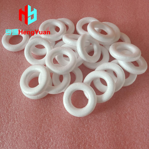 泡沫圆圈保丽龙圆环婚庆花环泡沫圈甜甜圈半边环 DIY手工材料圈环 - 封面