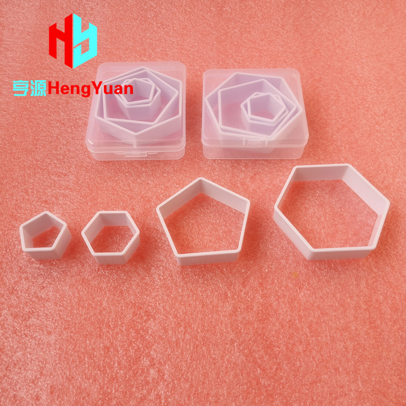 翻糖模具足球蛋糕塑形工具 纹路造型切模4件套装烘培DIY塑料压模