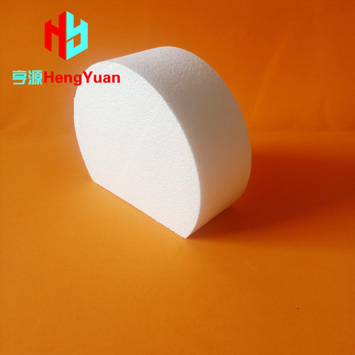 半圆弧形泡沫蛋糕模型 8寸6烘焙翻糖裱花练习模具平底圆形假体胚