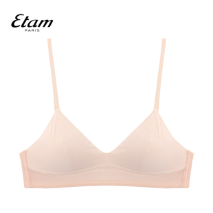 Etam无钢圈三角杯文胸美背小胸性感细肩带轻薄内衣W122DI0126