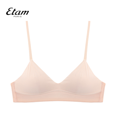 Etam无钢圈三角杯文胸美背小胸性感细肩带轻薄内衣W122DI0126