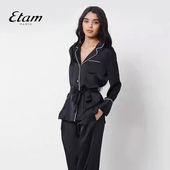 W324DL0401 休闲家居服女士可外穿家居套装 Etam法式 睡衣女舒适长袖