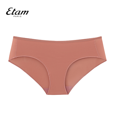 Etam小裤轻感舒适法式裸感轻盈女士中腰丝滑内裤女 W121DI0205