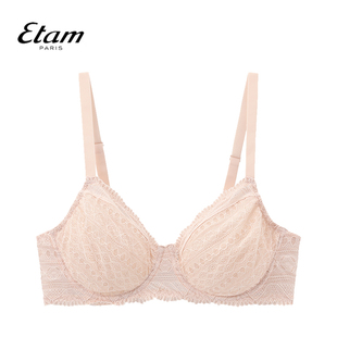 Etam艾格文胸大码 内衣女士大胸显小薄杯聚拢收副乳W324DI0115
