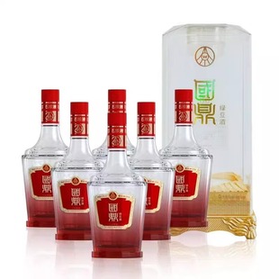 五粮国鼎宁沁和泰52度浓香型白酒 500ml*6瓶 纯粮婚宴商务礼盒装