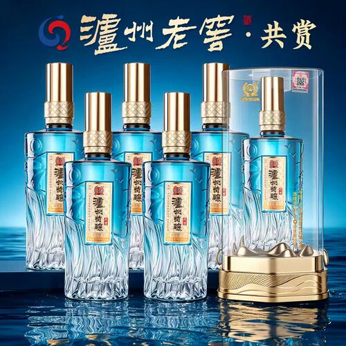 泸州特酿52度浓香白酒礼盒6瓶