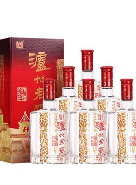 泸州六年窖头曲高低度浓香型白酒整箱500ml*6瓶礼盒送礼推荐