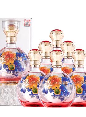 泸州特酿璀钻Q9 42度璀钻浓香型白酒500ml*6瓶高档礼盒装节日送礼