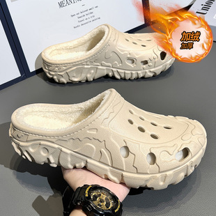 37 38小码加绒手术室洞洞鞋医院医生上班专用EVA医护士无跟棉拖鞋