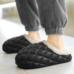 加绒手术室拖鞋冬天医院上班专用医护人员值班防滑洞洞鞋包头棉拖