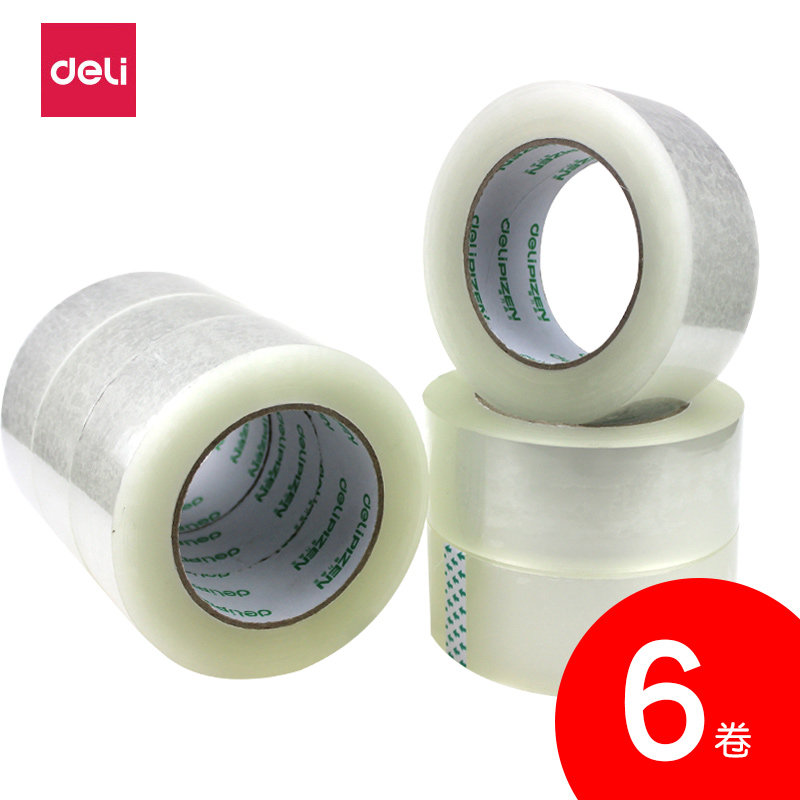 得力透明胶带大卷宽胶带包装胶布打包胶条大号封口快递包裹封箱带|ruв категории электронный словарь/электрический бумажных книг/канцелярские принадлежности, клей товаров, лента/ленты/клей - от Buy2taobao.com для оказания профессиональной услуги покупки агента Taobao