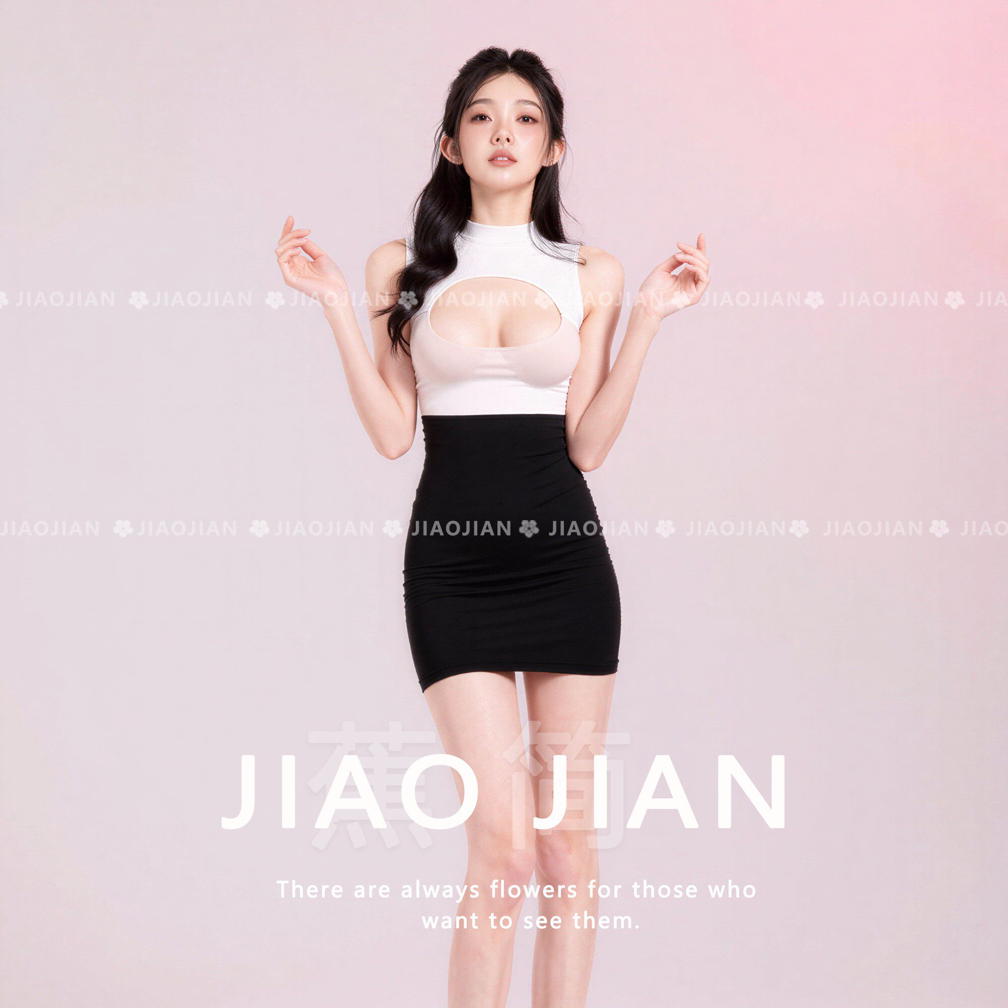 绫学妹雅艳天成qqny御姐风秘书性感纯欲夏天套装jk制服修身ol职业