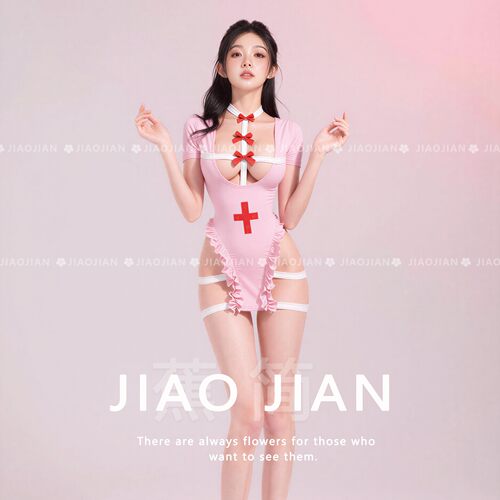 绫学妹腰肢款款qqny 禁欲系性感睡裙睡衣女护士服cos角色扮演甜美