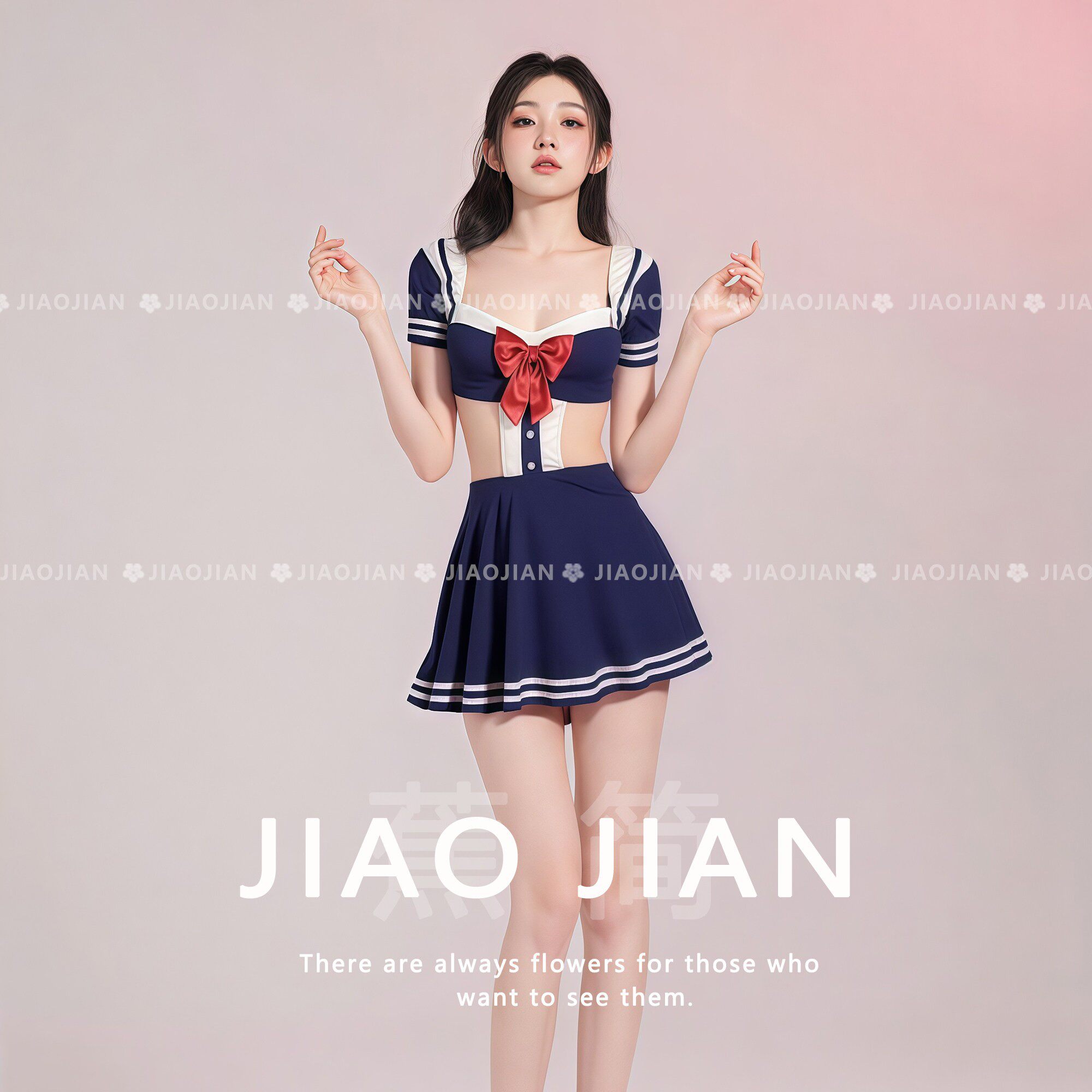 绫学妹妩媚动人qqny性感睡裙萝莉可爱校园JK制服水手纯欲女仆套装
