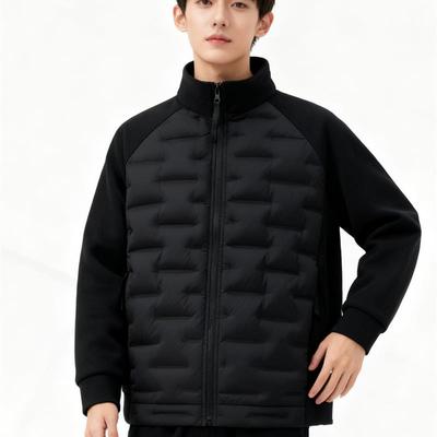 高中学生秋冬款轻薄立领休闲羽绒服保暖内胆男青少年校服内搭神器