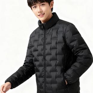 初中学生轻薄立领羽绒服男孩外套青少年保暖羽绒内胆校服内搭神器