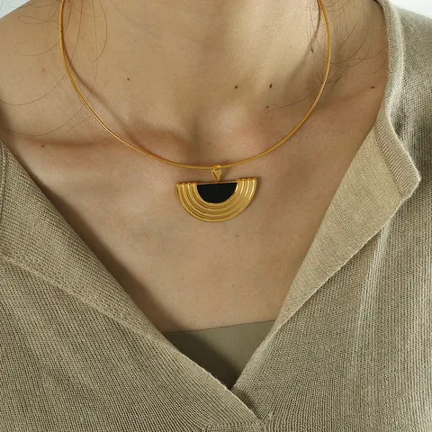 法式新款套装古典欧美女耳饰耳钉气质百搭耳环项链金属设计埃及