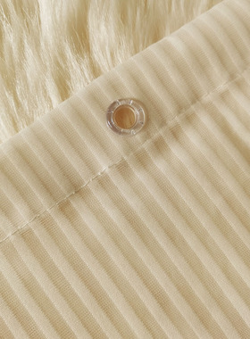 宾馆会所健身中心覆膜防水隔断帘沐浴帘隔水180宽180高米色细条纹