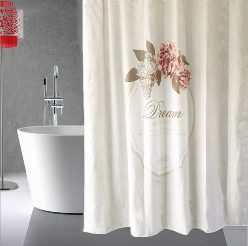 加厚涤纶布速干防水浴帘隔断帘